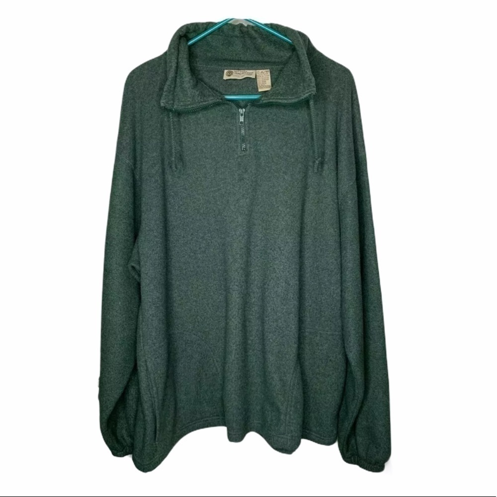 Kittery Trading Post Men Fleece Pullover Jacket XL